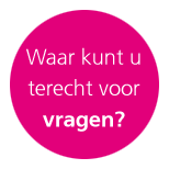 Waar kunt u terecht voor vragen?